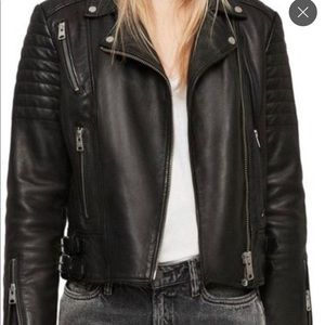 NWT All Saints Papin Biker Jacket Size 10